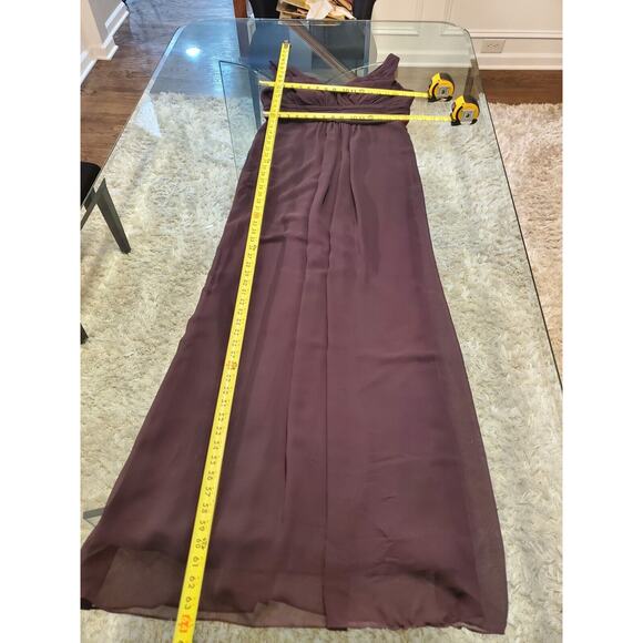 Levkoff Women Purple Polyester V-Neck Sleeveless Formal Long Maxi Dress Size M - Picture 7 of 13